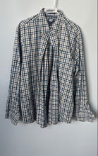 Load image into Gallery viewer, Lands' End Mens Multicolor Plaid Long Sleeve Traditional Fit Dress Shirt Size XL
