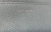 Load image into Gallery viewer, Kate Spade Womens Blue Pebbled Leather Zip Top Chain Strap Crossbody Purse
