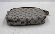 Load image into Gallery viewer, Authentic Lauren Ralph Lauren Womens Gray Monogram Print Zipper Cosmetic Bag
