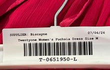 Load image into Gallery viewer, Twenty One Womens Fuchsia Sleeveless Pullover Adjustable Fit &amp; Flare Dress Sz M
