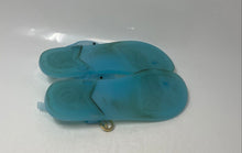 Load image into Gallery viewer, Michael Kors Womens Blue Beach Jelly Open Toe Flat Thong Sandals Size 9
