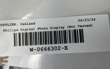 Load image into Gallery viewer, Philips 7FF1 White Black Slideshow Digital Photo Frame Display Not Tested
