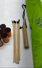 Load image into Gallery viewer, Blue Skies Goods Wooden Kids Archery Set Bow Arrows Targets And Storage Bag
