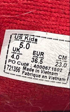 Load image into Gallery viewer, Vans Unisex Kids Sk8 Hi 721356 Red White Lace-Up Sneakers Shoes Size 5
