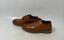 Load image into Gallery viewer, Bruno Marc Boys Brown Leather Cap Toe Oxford Dress Shoes Size 12
