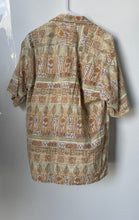 Load image into Gallery viewer, Pierre Cardin Mens Multicolor Abstract Cotton Hawaiian Button-Up Shirt Size M
