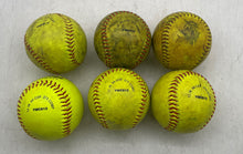 Load image into Gallery viewer, Set Of 6 Pieces Worth YWCS12 Yellow Practice Official League Softball Ball 12"
