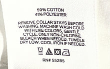 Load image into Gallery viewer, Express Mens White 1MX Slim Fit Long Sleeve Collared Stretch Dress Shirt Size L
