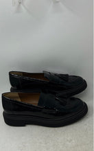Load image into Gallery viewer, Franco Sarto Womens Jack Black Faux Leather Casual Tasseled Loafer Shoes Size 10
