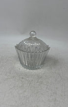 Load image into Gallery viewer, Diamond Fire Crystal Clear Glass Decorative Trinket Box With Lid
