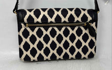 Load image into Gallery viewer, Vera Bradley Womens Black White Printed Adjustable Strap Crossbody Purse
