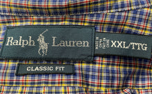 Load image into Gallery viewer, Ralph Lauren Mens Multicolor Plaid Classic Fit Button-Up Shirt Size 2XL
