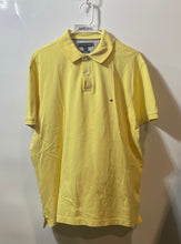 Load image into Gallery viewer, Tommy Hilfiger Mens Yellow The 1985 Classic Fit Short Sleeve Polo Shirt Size M
