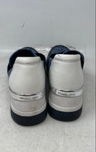 Load image into Gallery viewer, Michael Kors Womens Felix Blue White Logo Print Slip-On Sneaker Shoes Size 7.5M
