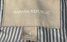 Load image into Gallery viewer, Banana Republic Womens Black Single-Breasted One-Button Blazer Jacket Size 4

