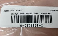Load image into Gallery viewer, Tuinyo Pink Foldable Wireless Bluetooth Double Over The Ear Headphones Untested
