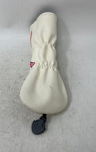Load image into Gallery viewer, Lot Of Assorted 3-Pcs White Leather Fairway Wood And Driver Golf Club Head Cover
