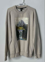 Load image into Gallery viewer, Adidas Mens Beige Mountain Graphic Pullover Sweatshirt Size Large
