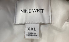 Load image into Gallery viewer, Nine West Womens White Long Sleeve Fur Trim Full-Zip Motorcycle Jacket Size XXL

