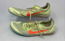 Load image into Gallery viewer, Nike Mens Zoom Rival D 10 Yellow Lace-Up Low Top Racing Running Cleats Size 11
