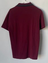 Load image into Gallery viewer, Armani Exchange Mens Burgundy Collared Short Sleeve Polo Shirt Size M

