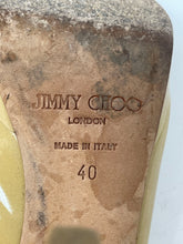 Load image into Gallery viewer, Authentic Jimmy Choo London Womens Beige High Slingback Heels Size EU 40 Damaged
