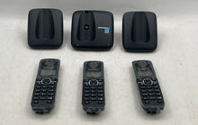 Load image into Gallery viewer, Set Of 3 Pcs Motorola L603M Black DECT 6.0 Digital Cordless Phones Untested
