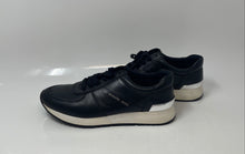 Load image into Gallery viewer, Michael Kors Womens Black Low Top Lace-Up Sneaker Shoes Size 8.5
