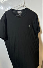 Load image into Gallery viewer, Lacoste Mens Black Cotton Regular Fit Short Sleeve Pullover T-Shirt Size XXL
