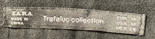 Load image into Gallery viewer, Zara Trafaluc Womens Black Faux Suede Front Button Mini Skirt Size Medium
