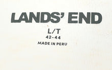 Load image into Gallery viewer, Lands' End Mens Beige Cotton Long Sleeve Chest Pocket Polo Shirt Size L/T 42-44
