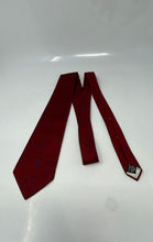 Load image into Gallery viewer, Christian Dior Monsieur Mens Red Geometric Print Adjustable Long Designer Tie
