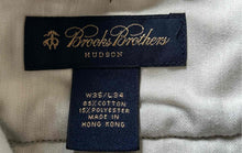 Load image into Gallery viewer, Brooks Brothers Mens Green Straight Leg Trouser Pants Size W35/L34
