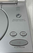 Load image into Gallery viewer, Accurian APD-3955 Silver Portable 7'' LCD Monitor &amp; DVD Player Not Tested
