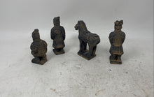 Load image into Gallery viewer, Lot Of 4 Pcs Qin Dynasty Replicas Stadium Miniature Figurine Set Collectible
