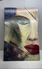 Load image into Gallery viewer, Whispers Under The Skin Abstract Face Framed Studio 15-Wall Art Painting
