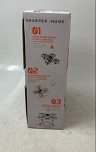 Load image into Gallery viewer, Sharper Image White Green Glow Stunt Remote Control Quadcopter Drone Not Tested
