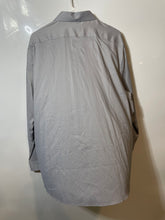 Load image into Gallery viewer, Michael Kors Mens Gray Airsoft Eco Slim Fit Long Sleeve Dress Shirt Size 2XL
