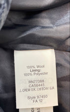 Load image into Gallery viewer, J.Crew Womens Navy Blue 3/4 Sleeve Back Zip Mini Dress Size 4 With Tag
