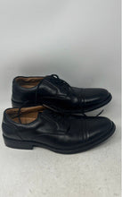 Load image into Gallery viewer, George Mens Branford Black Leather Lace-Up Oxford Dress Shoes Size 9.5
