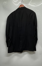 Load image into Gallery viewer, Fineri Mens Black Long Sleeve Pockets Two-Piece Suit Pant Set Size 44/42
