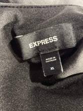 Load image into Gallery viewer, Express Womens Black Flat Front Stretch Straight &amp; Pencil Skirt Size XL
