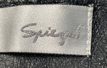 Load image into Gallery viewer, Spiegel Womens Black Leather Side-Zip Short Straight &amp; Pencil Skirt Size 14
