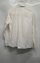 Load image into Gallery viewer, Milano Womens White Cotton Long Sleeve Collared Button-Up Shirt Size EUR 38
