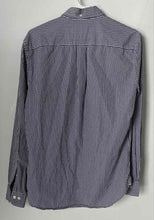 Load image into Gallery viewer, Brooks Brothers Mens Dark Blue And White Collared Button-Up Shirt Size Small
