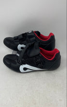 Load image into Gallery viewer, Peloton Unisex Black Printed Hook And Loop Sports Cycling Shoes Size EU 40
