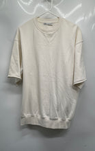Load image into Gallery viewer, Zara Mens White Short Sleeve Crew Neck Stretch Pullover Sweater Size S
