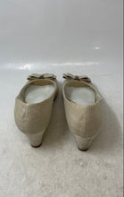 Load image into Gallery viewer, Etienne Aigner Womens Beige Peep Toe Slip-On Wedge Pump Heels Size 10M
