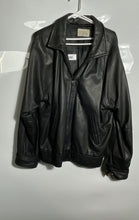 Load image into Gallery viewer, Marc By Andrew Marc Mens Black Long Sleeve Spread Collar Full-Zip Jacket Size M

