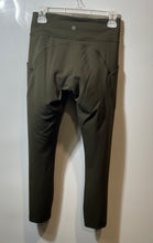 Load image into Gallery viewer, Lululemon Womens Dark Green Regular Fit Activewear Ankle Leggings Size 6
